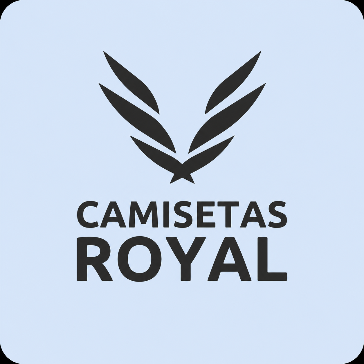 Logomarca Camisetas Royal criada com IA