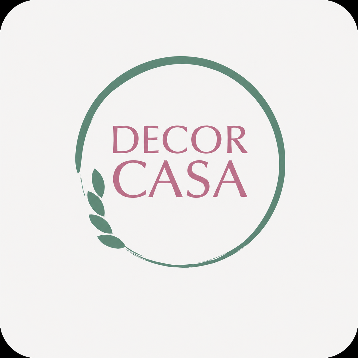 Logomarca Decor Casa criada com IA