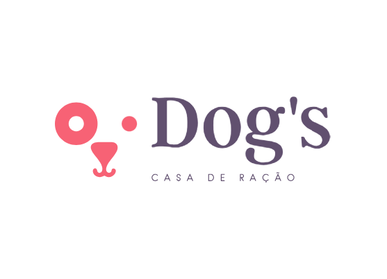 Logomarca Dog's Casa de Ração criada com IA