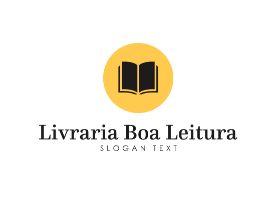 Logomarca Livraria Boa Leitura versão alternativa criada com IA